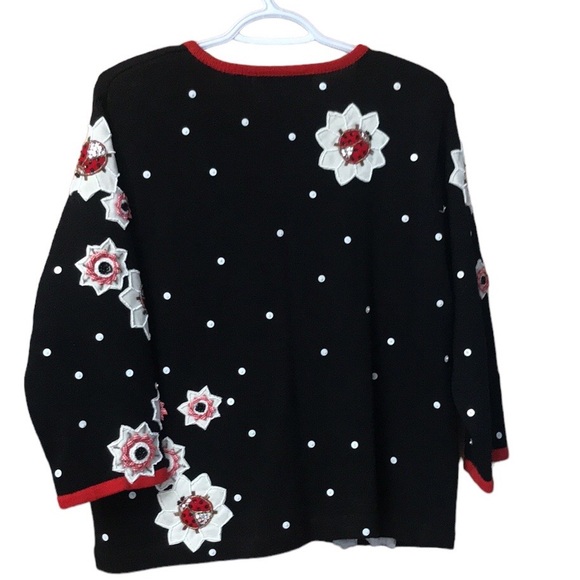 Ladybug cardigan - Picture 2 of 10